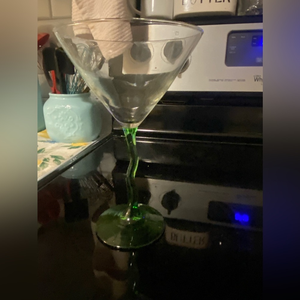 Artsy glassware set of 6. $60.00 for the set.
